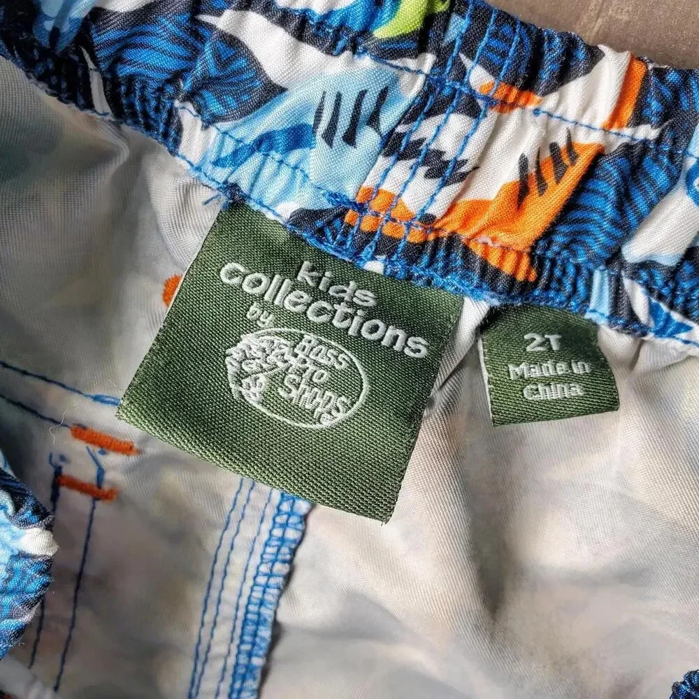 Bass Pro Shops | Kids Collections Toddler Boy Board Shorts Swim Trunks Size 2T